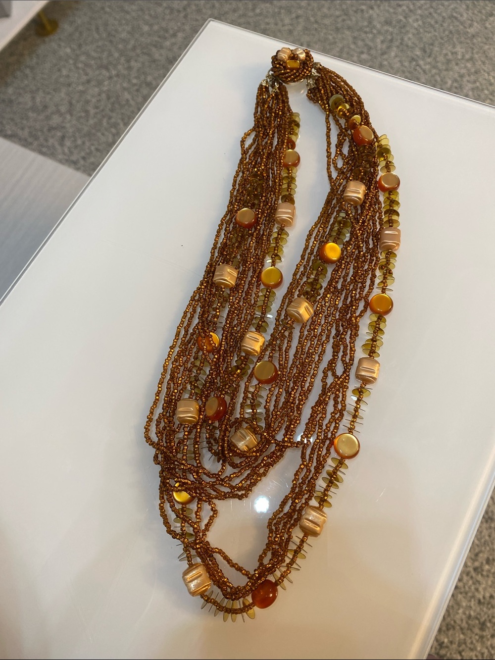 Vintage multistrand necklace